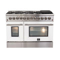 48 Inch White Freestanding Dual Fuel Range M509941