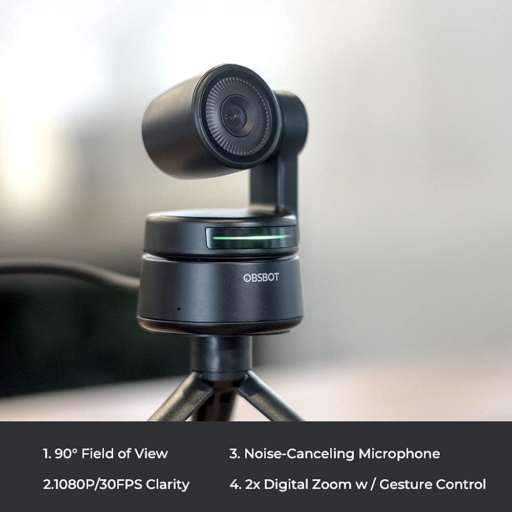Full HD 1080p PTZ Webcam with Dual Omni-Directional Mics U168
