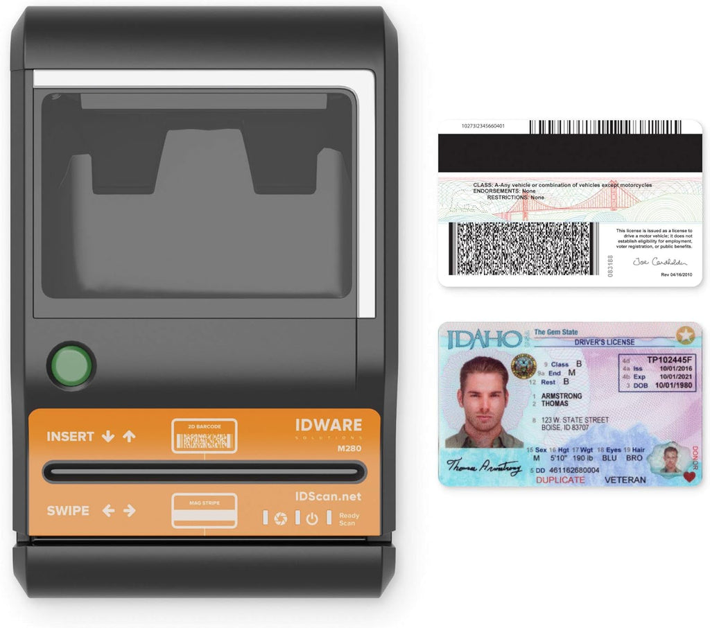 ID Scanner Desktop Solution with M280 ID Scanner E5421