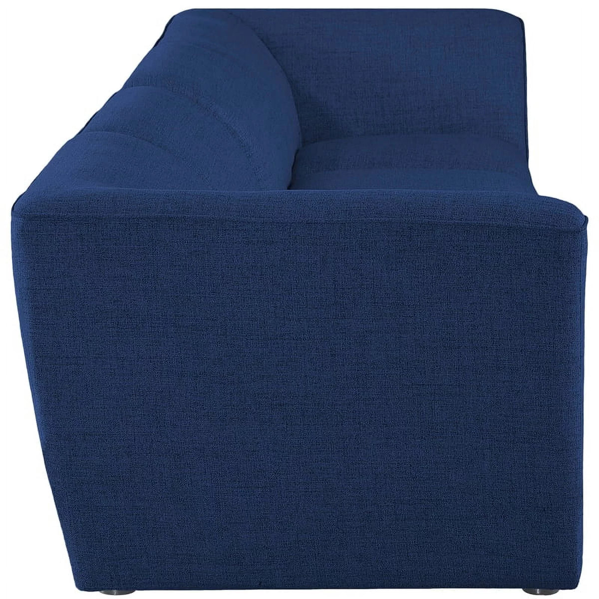 Navy Linen Textured Modular Sofa B12189