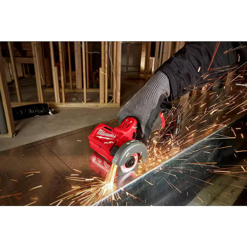 12V Brushless Cordless Cut Off Saw with 3 in. Diamond Tile Blades Z66458