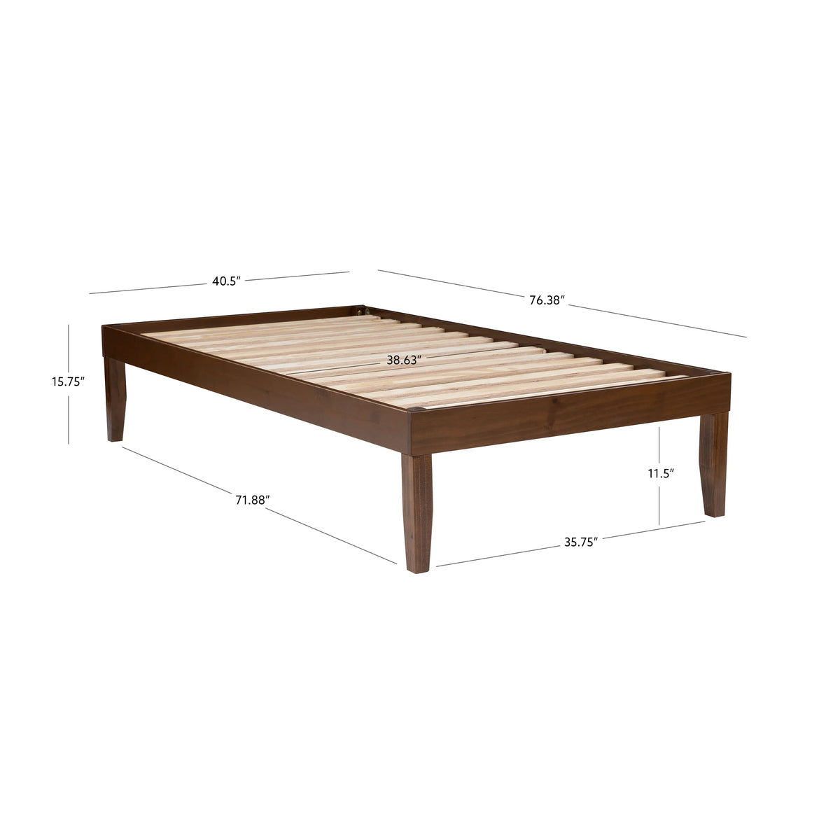 Twin Platform Bed W3130