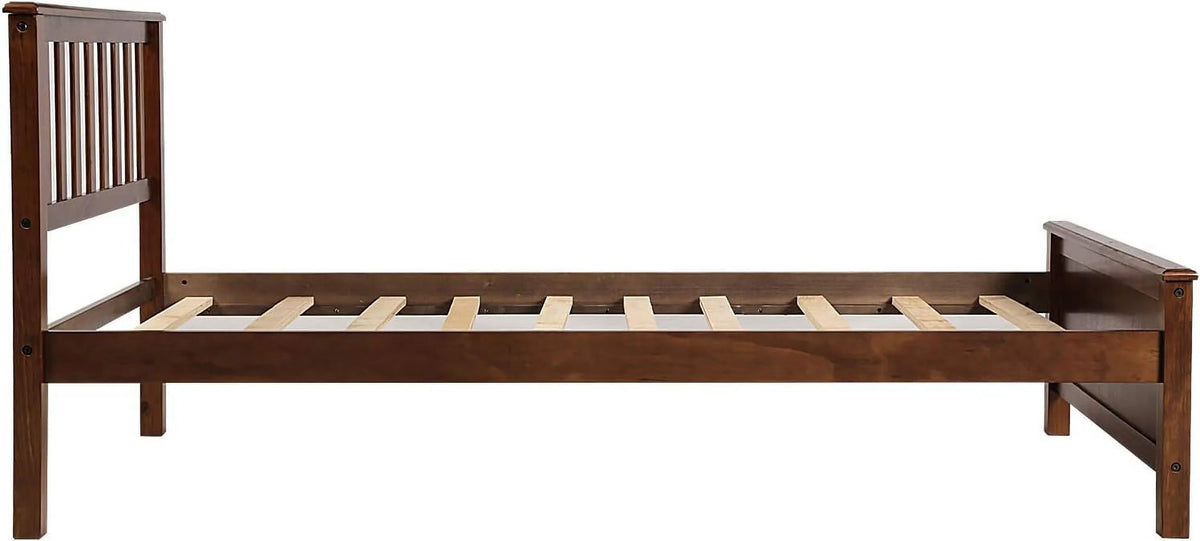 Wood Platform Bed Frame with Headboard and Footboard K9250