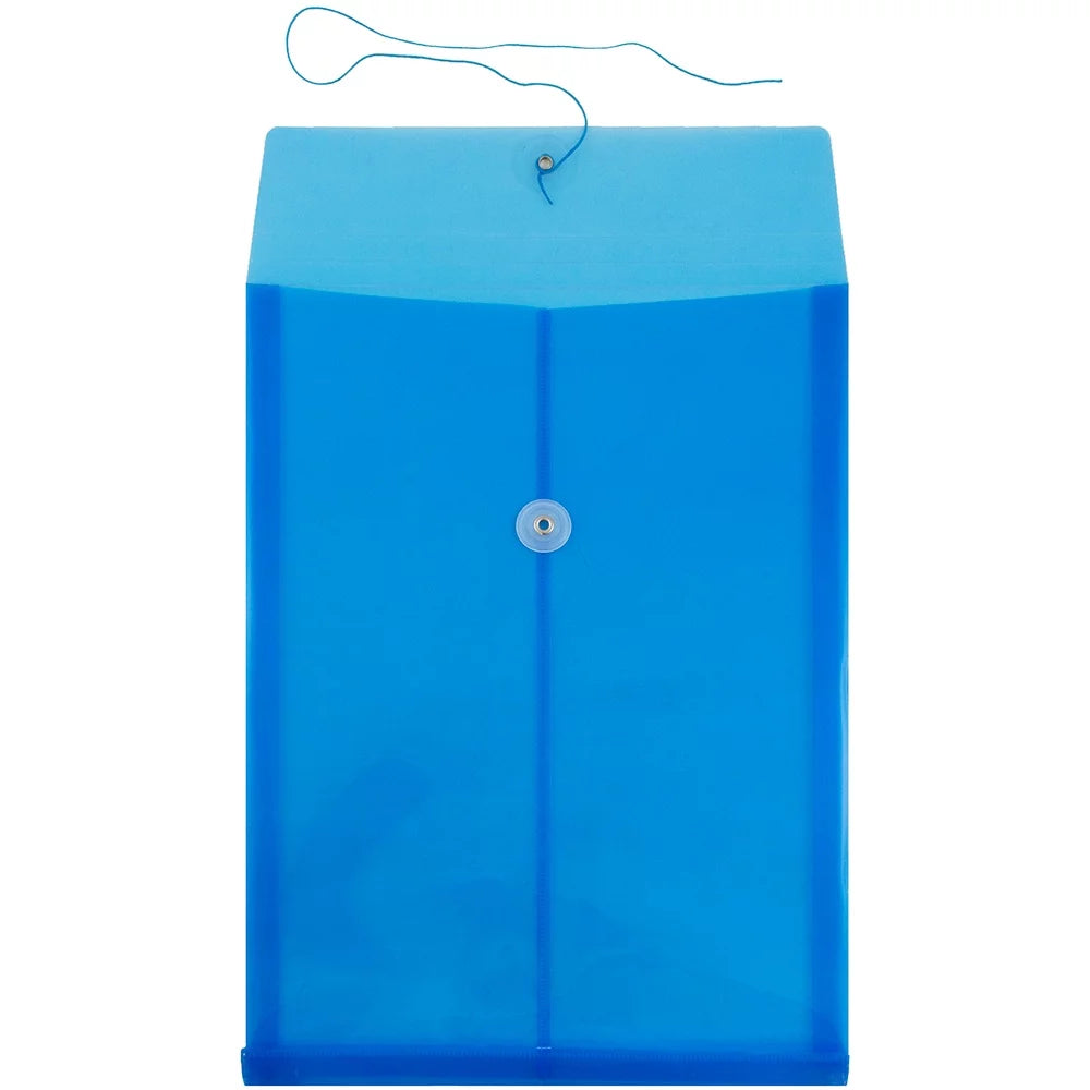 Blue Plastic Envelopes 12/Pack X769