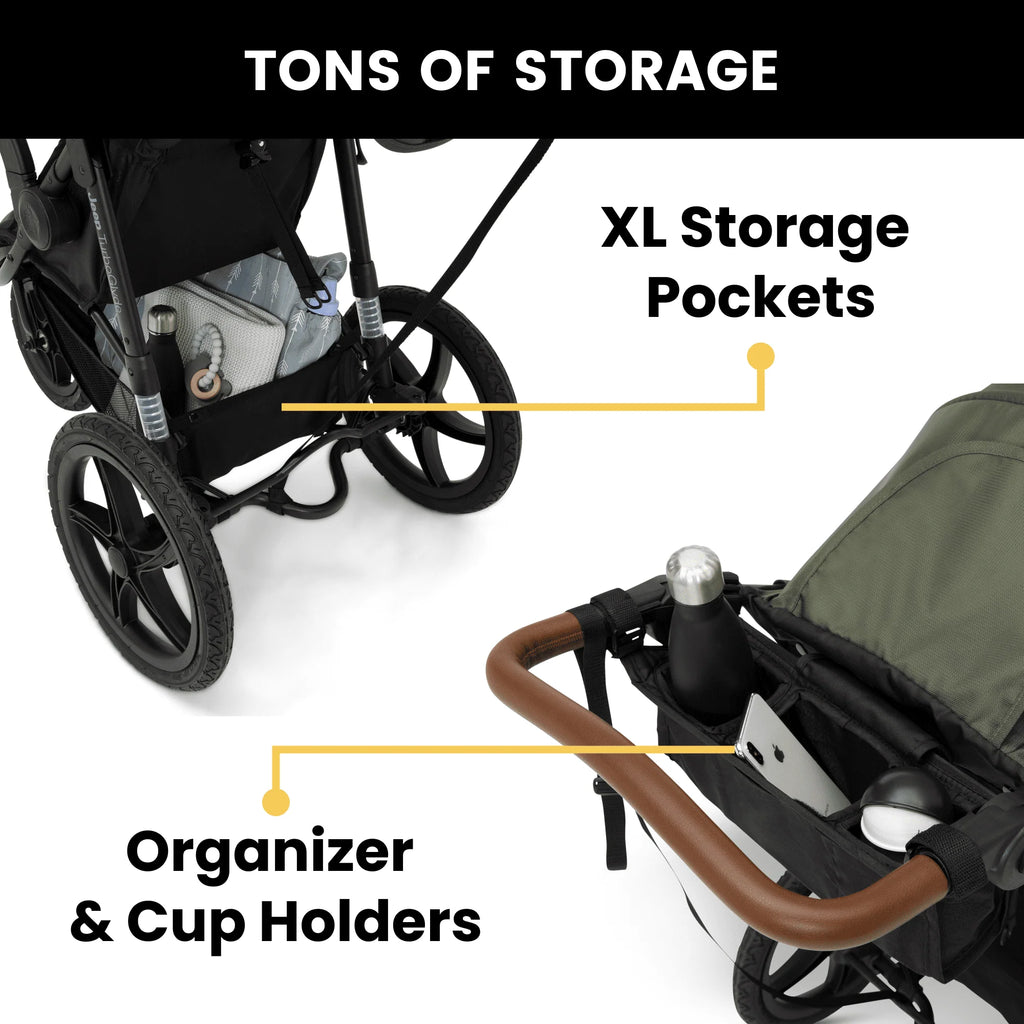 Black Jogging Stroller V195734