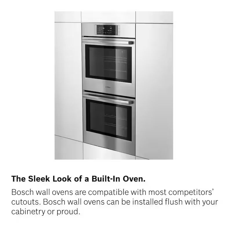 30 in. Electric Convection Wall Oven & Microwave Combo Stainless Steel N1614