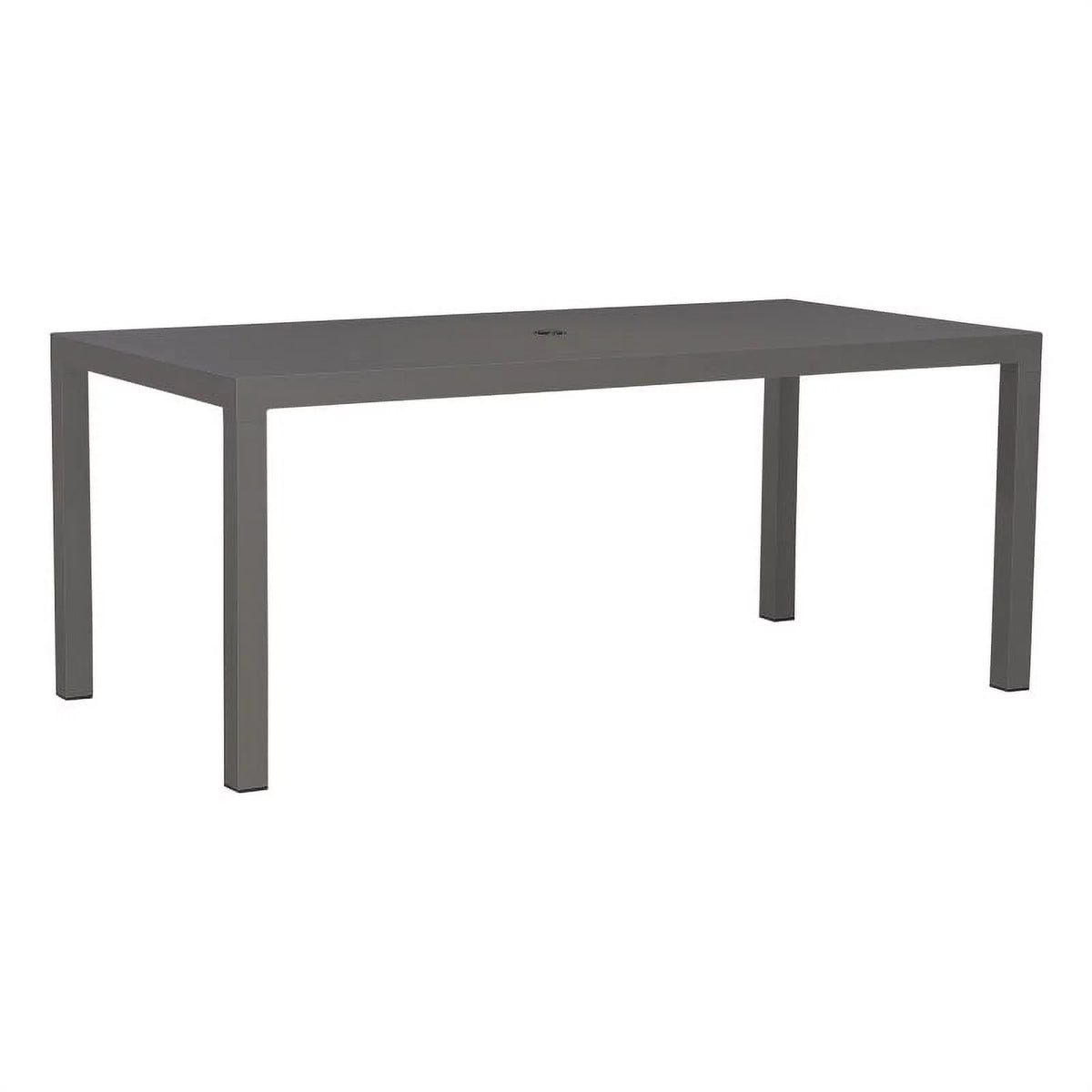72"W Aluminum Outdoor Rectangular Leg Table K49348