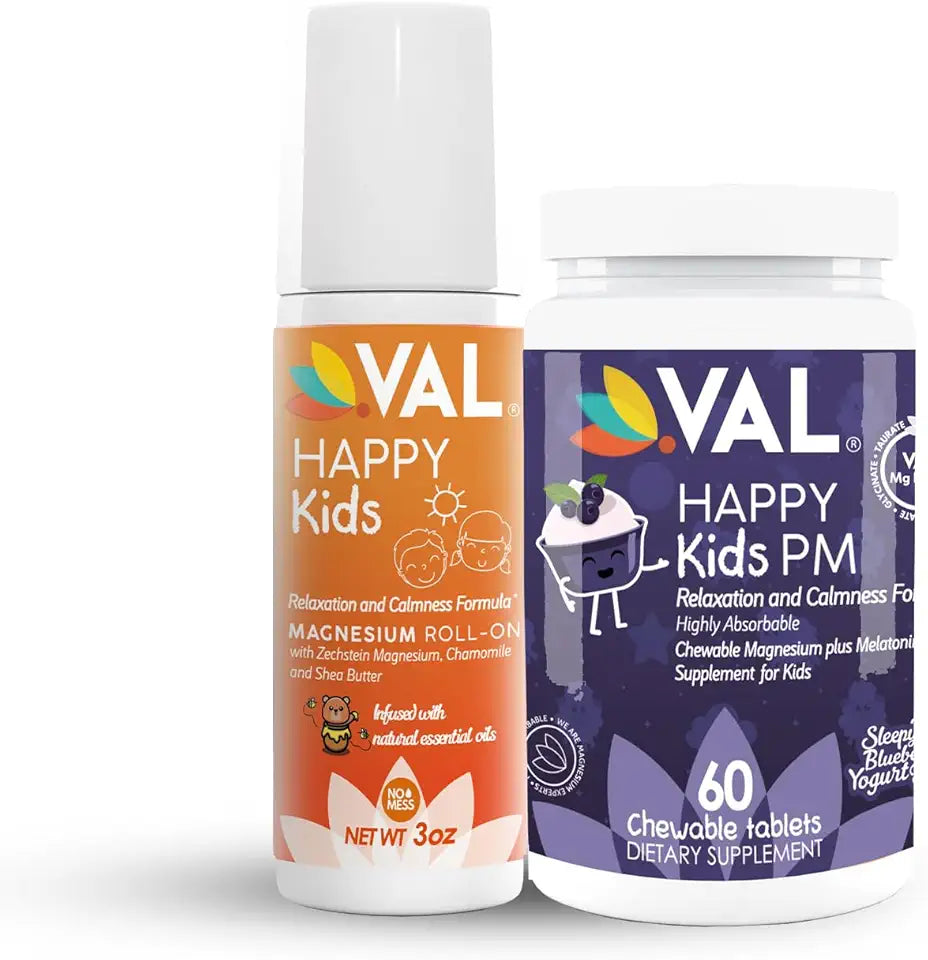 Kids Bedtime Wellness Bundle: Melatonin Chews & Magnesium Roll-on H6349