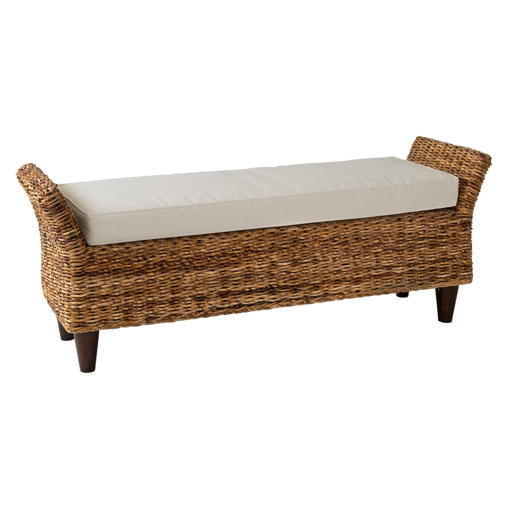 Brown Abaca Bench O18227