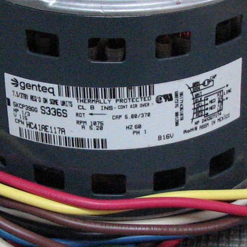 1/3 HP 1075 RPM 115V Motor R799714