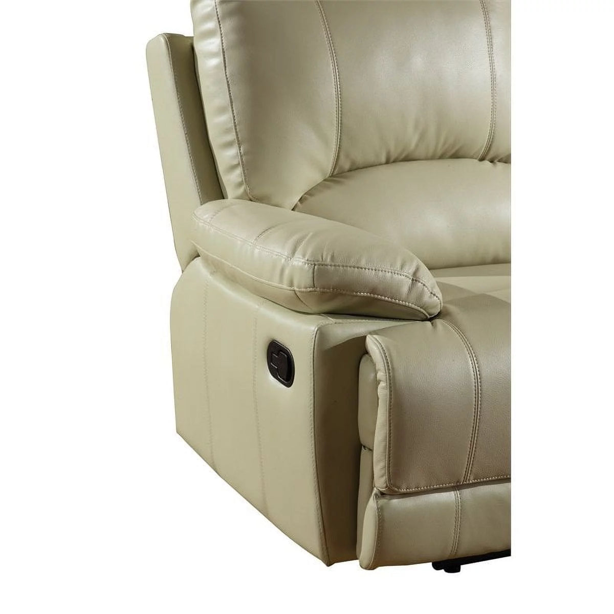 Beige Faux Leather Sofa Set L2312
