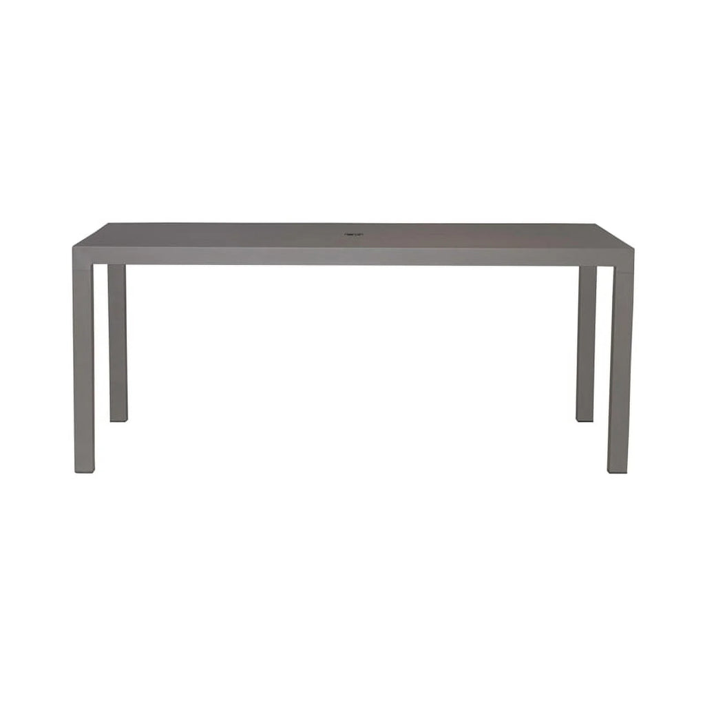 72"W Aluminum Outdoor Rectangular Leg Table K49348