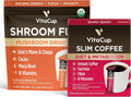 Mushroom Coffee Alternative Packets 24ct with Cacao Cinnamon Chaga Lions Mane Maca B82362