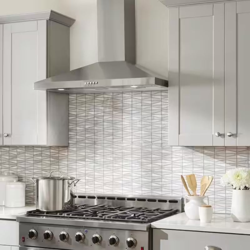36 in. 350CFM Convertible Wall Mount Range Hood in Stainless Steel E3040
