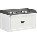 Large Elevated Dog Bowls with 2 Stainless Steel Bowls G498805