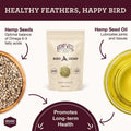 Bird Hemp Hearts Supplement W165
