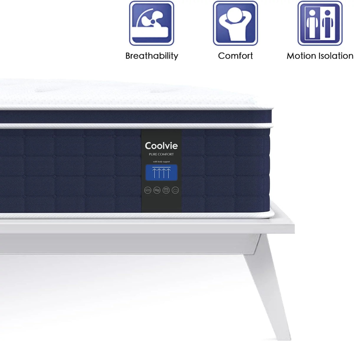 Twin XL 12 inch Hybrid Mattress Y718