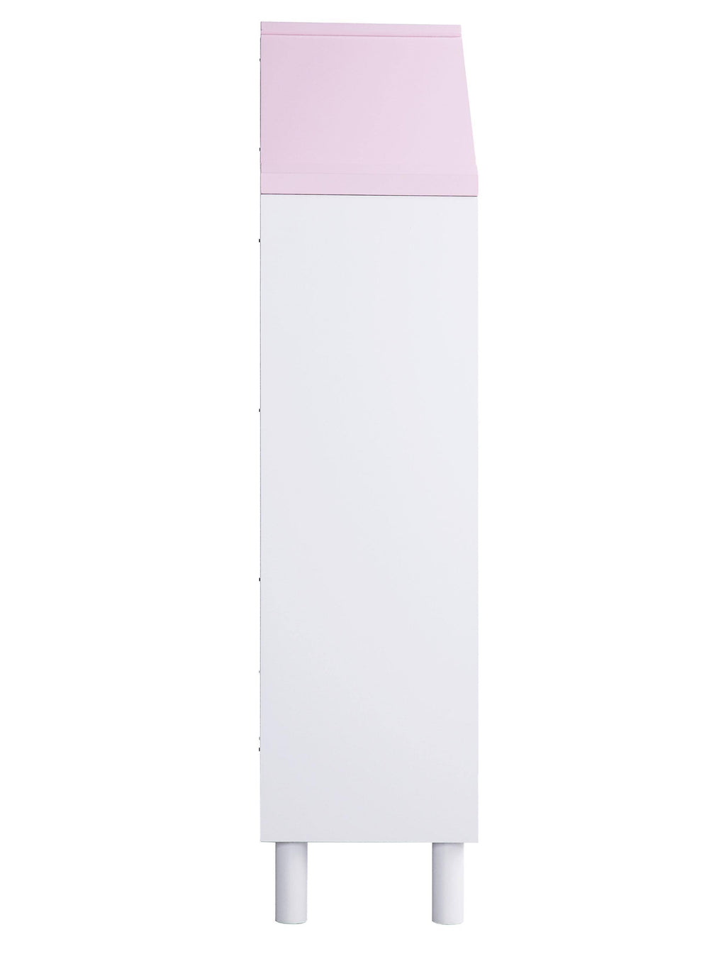White Pink Wood Bookcase X9283
