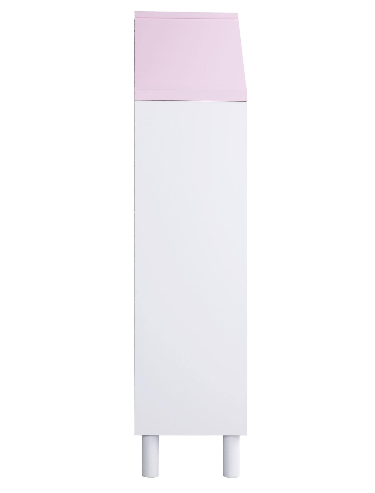 White Pink Wood Bookcase X9283