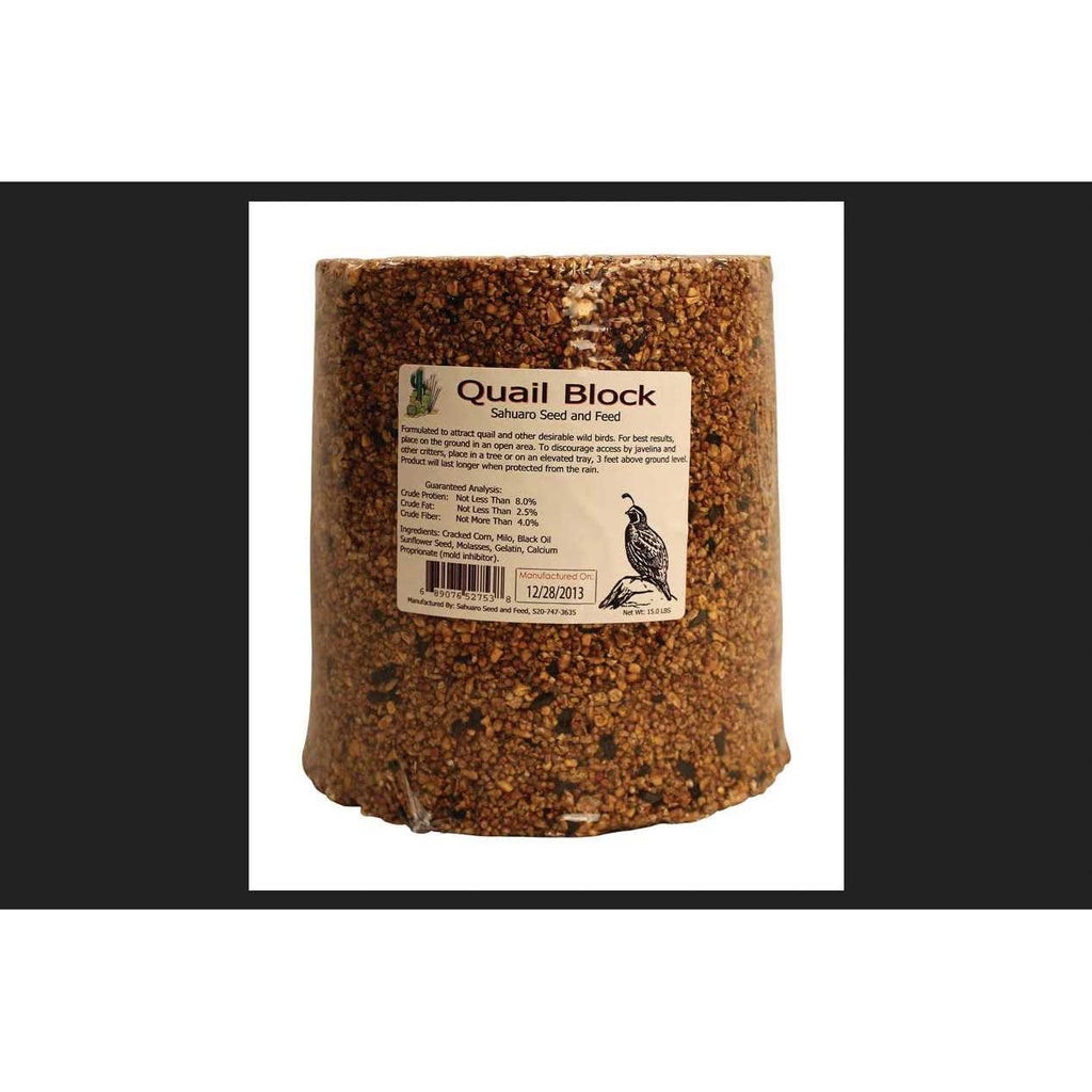 Quail Bird Food Block K1191