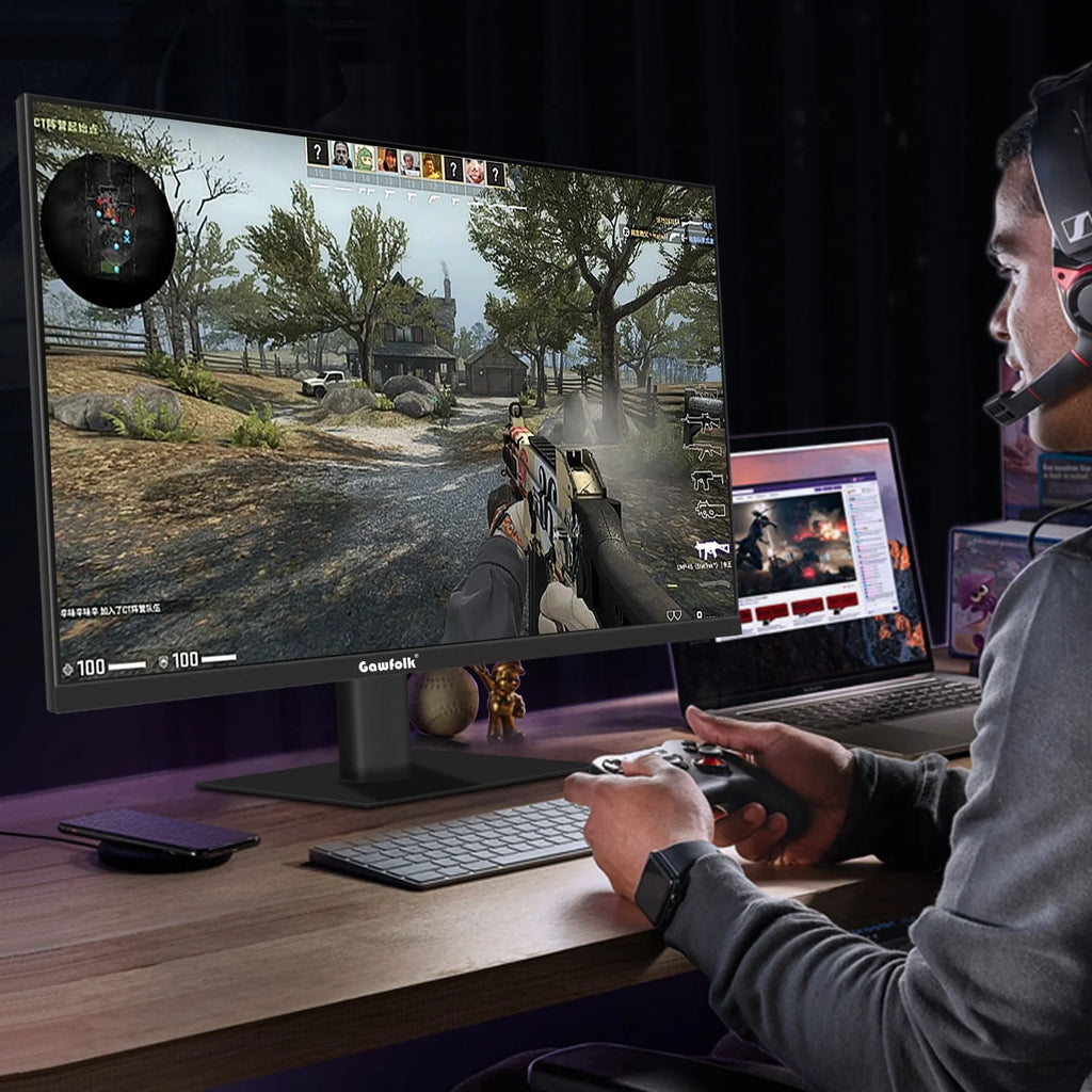 24.5 inch Curved Gaming Monitor 180hz FHD Frameless VA Black Y10463