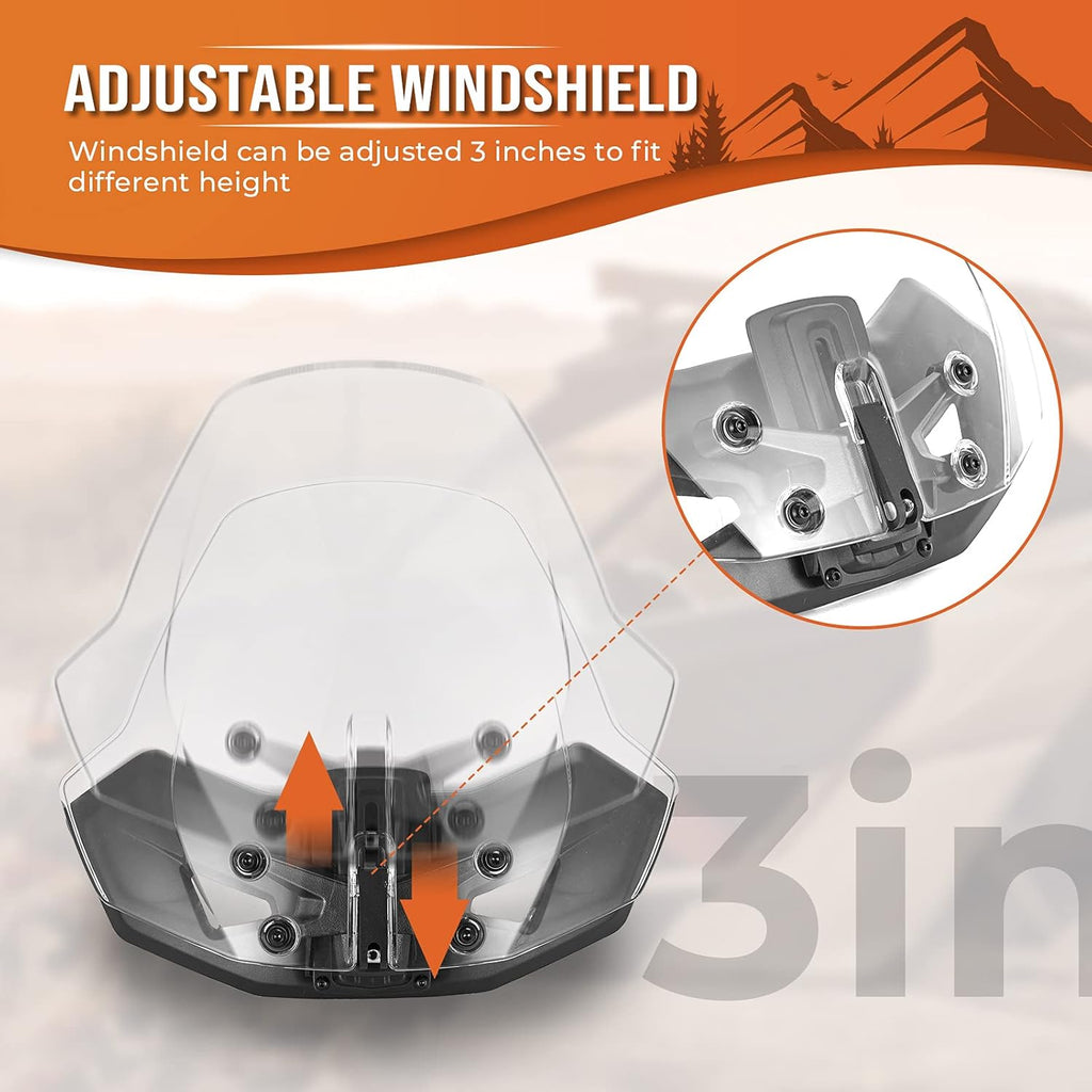 Windshield Compatible with Can-Am Ryker T465039
