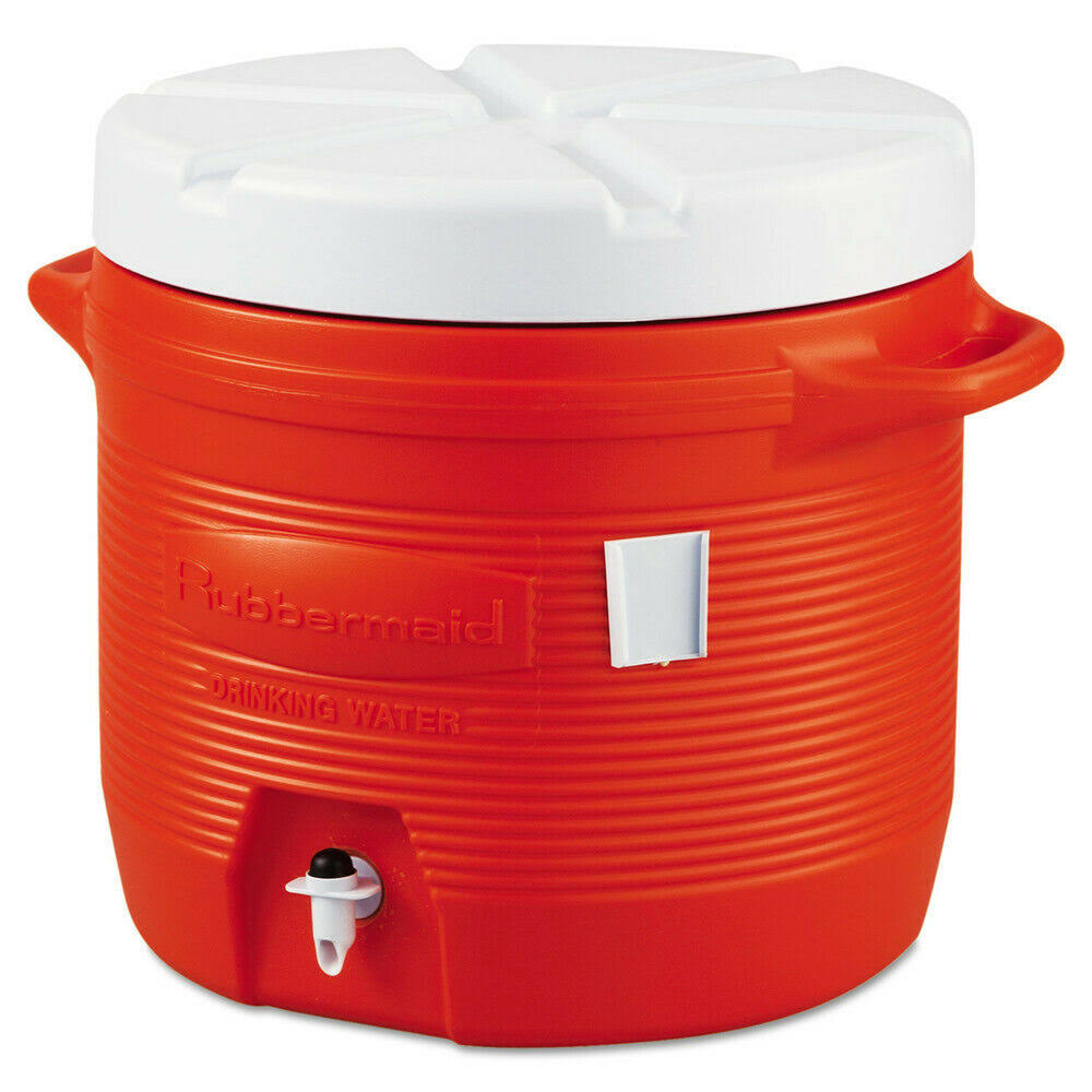Plastic Water Cooler 7gal Orange W69689