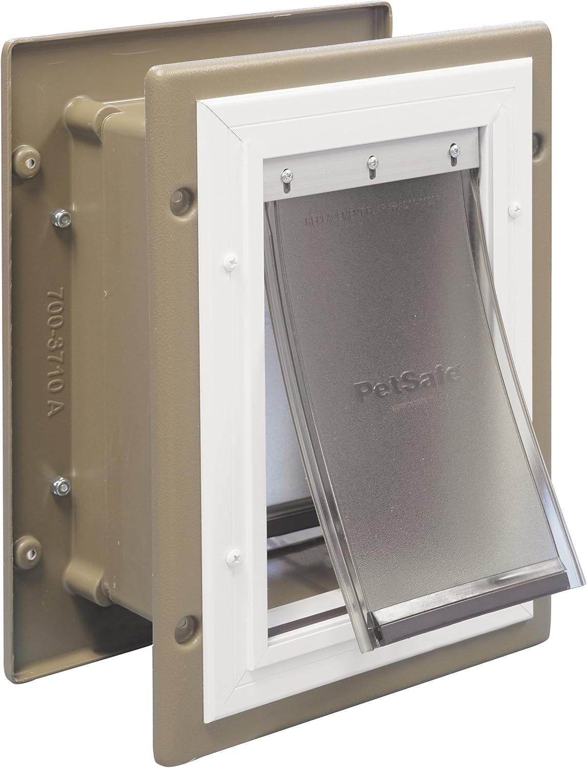 Aluminum Pet Door with Telescoping Tunnel, Medium C64236