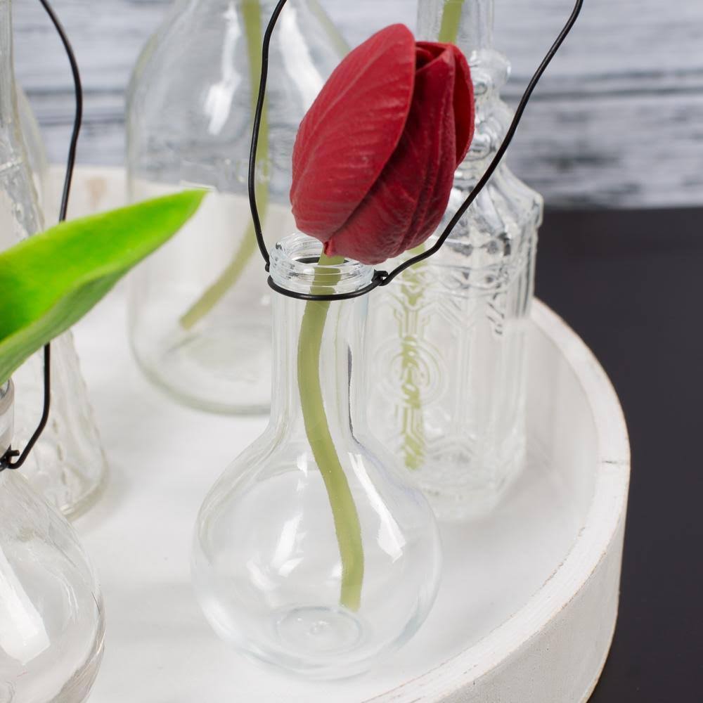 Hanging Glass Vase Set of 48 U4867