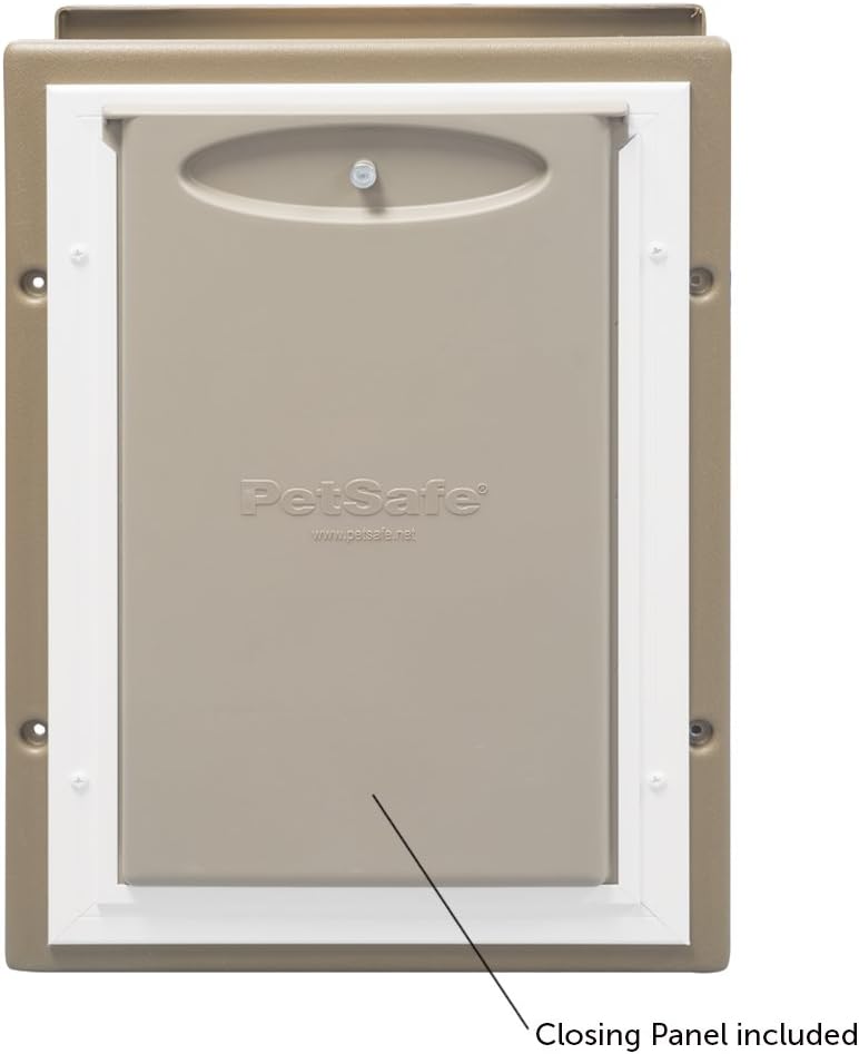 Aluminum Pet Door with Telescoping Tunnel, Medium C64236