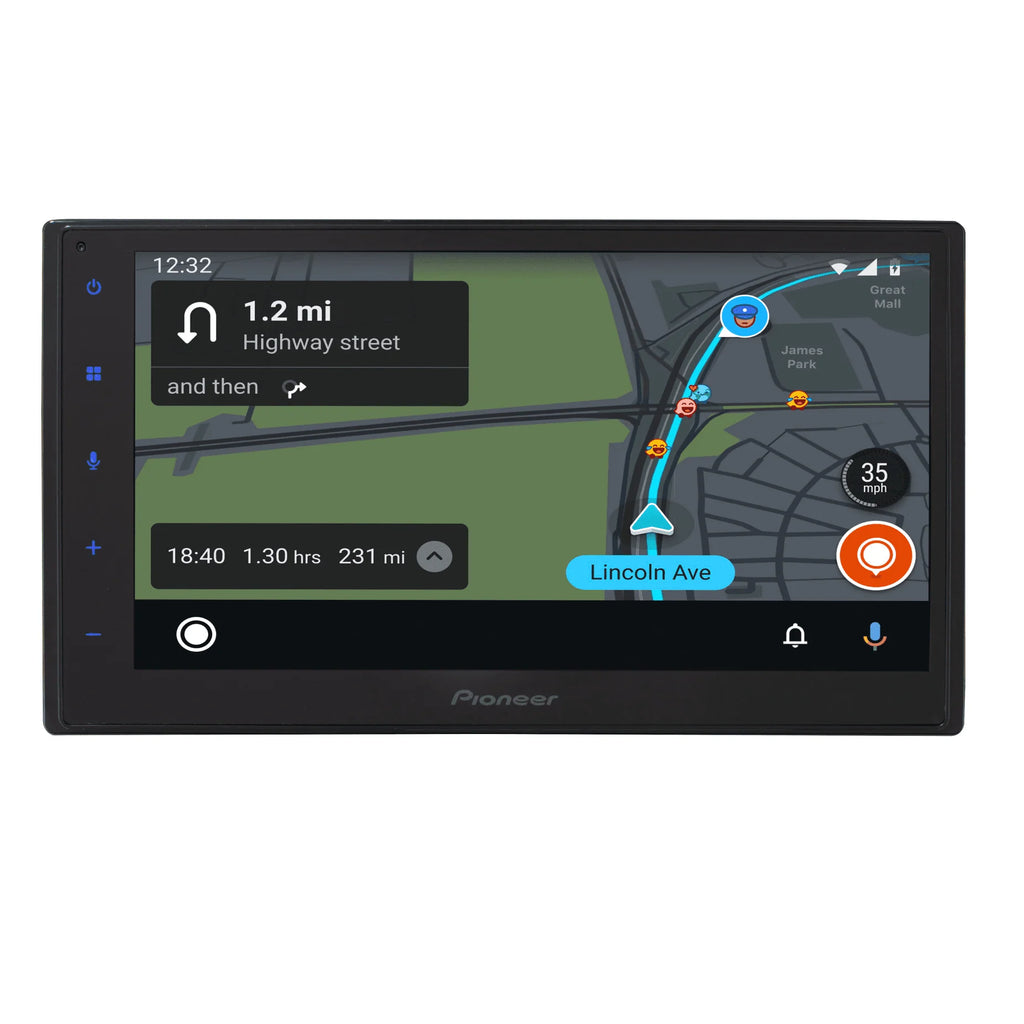 Double Din Digital Media Receiver with 6.8 Touchscreen and Bluetooth H825