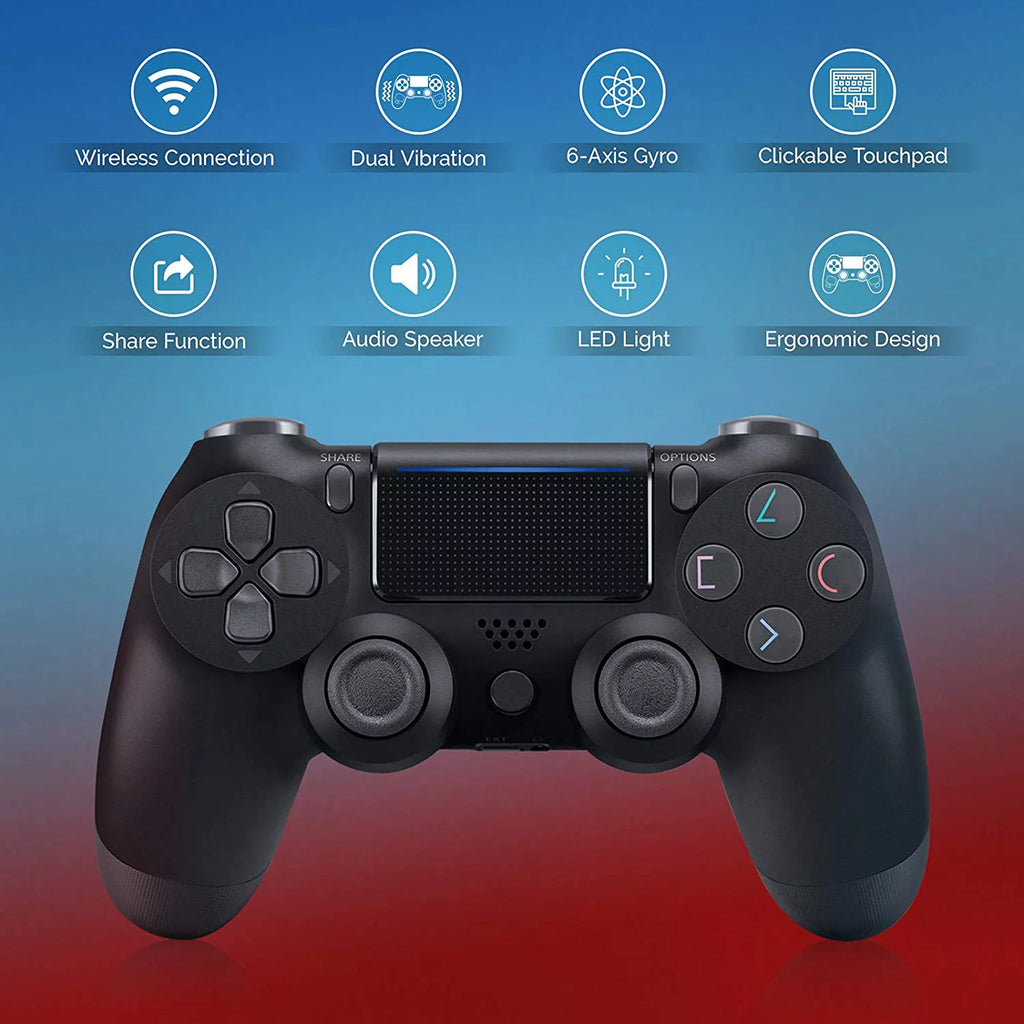 Wireless GamePad Controller with Built-In Speaker Gyro BlueTooth (Black) S2184