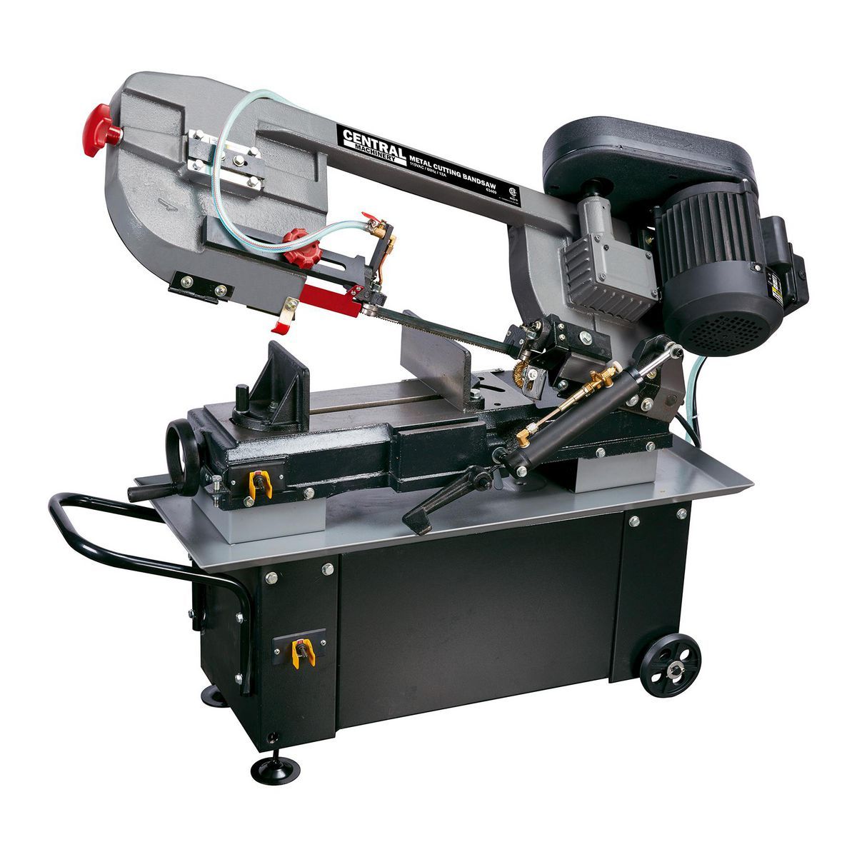7 in. x 12 in. Hydraulic-Feed Metal-Cutting Band Saw D2170