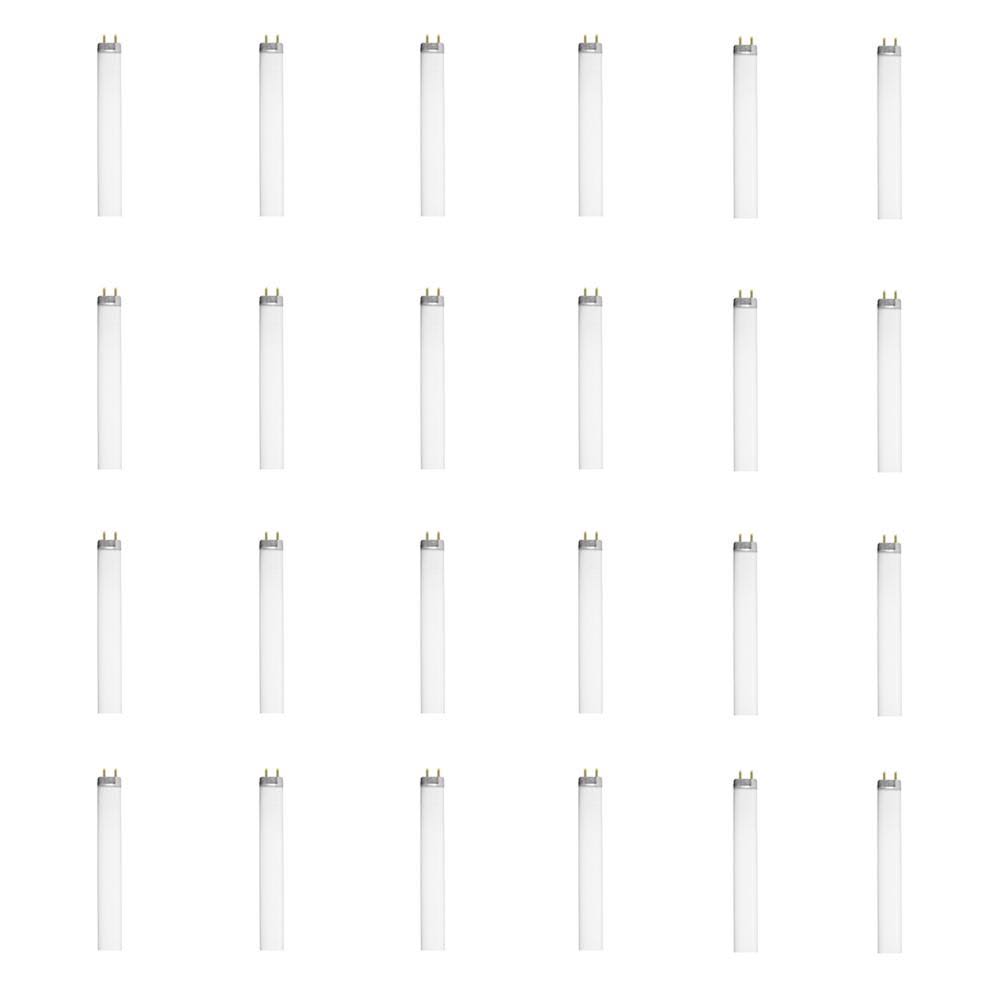 18 in. 15-Watt T12 Cool White Linear Fluorescent Tube Light Bulb 24-Pack S190