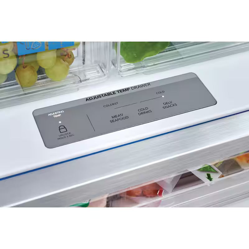 23.3 cu. ft. Counter-Depth French Door Stainless Steel Refrigerator H6208