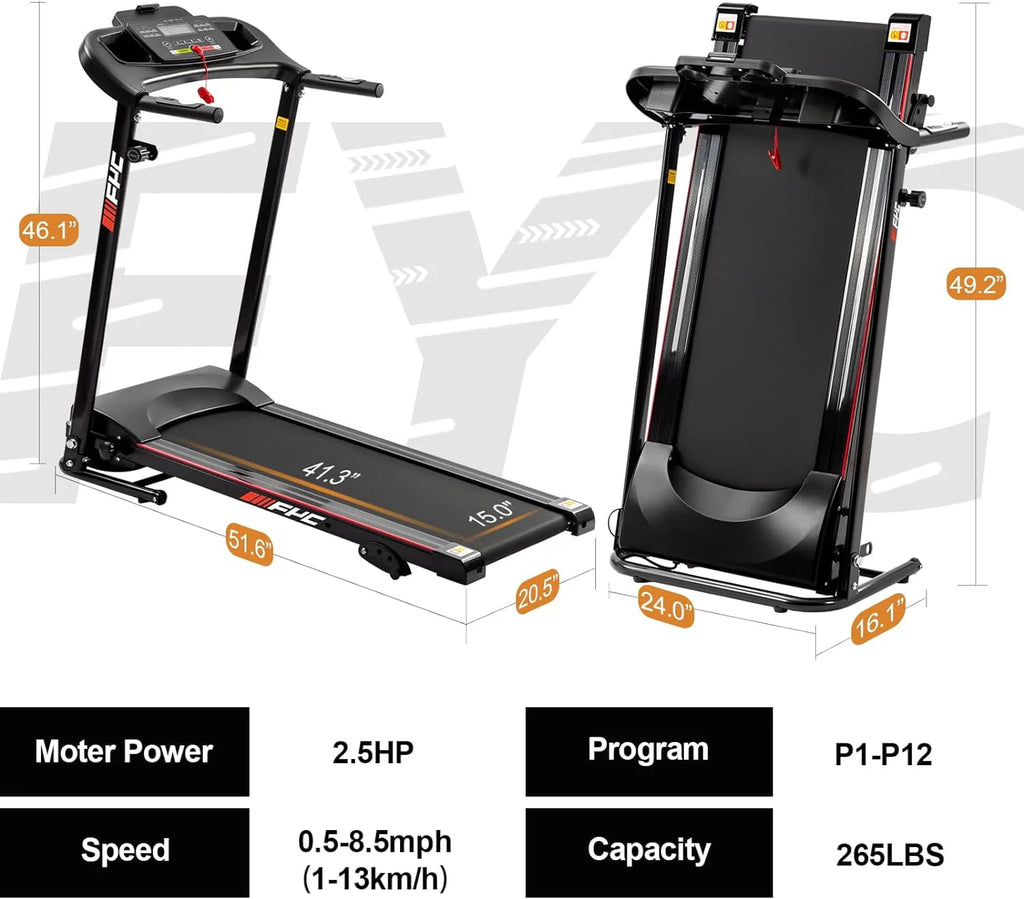Folding Treadmill with Incline Electric Motorized Running Machine G703
