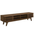 70" Walnut Entertainment Center TV Stand S6224
