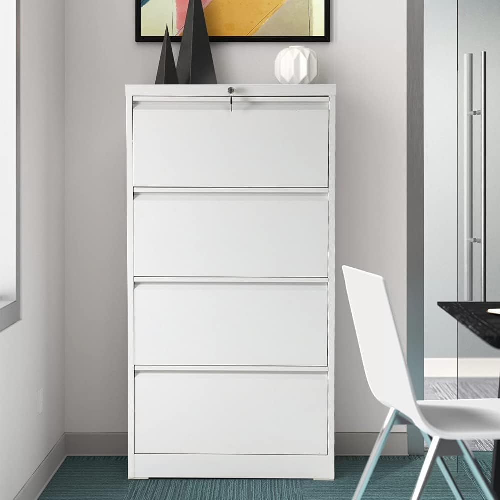 3 Drawer Metal Vertical File Cabinet with Lock N43406