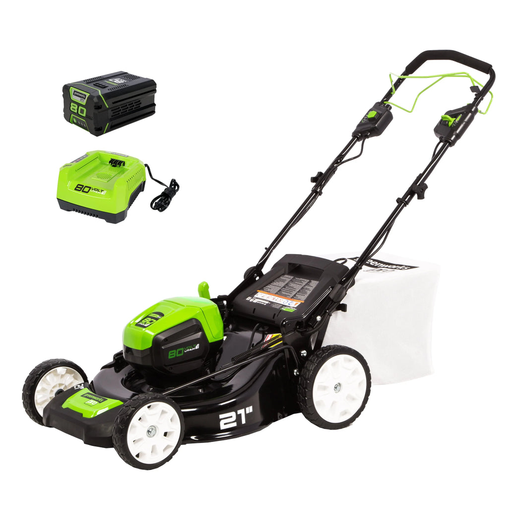 80V 21 Self Propelled Mower 5Ah Battery & Charger G30658