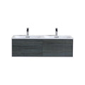 48 in. Ocean Gray Wall Mount Bathroom Vanity Z716583