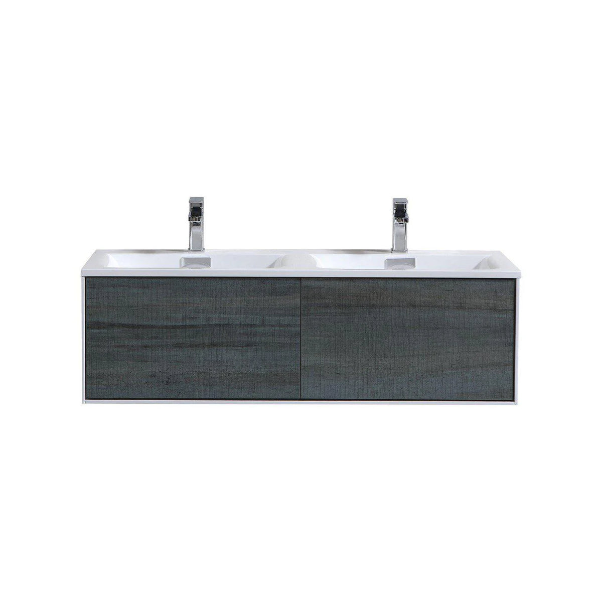 48 in. Ocean Gray Wall Mount Bathroom Vanity Z716583
