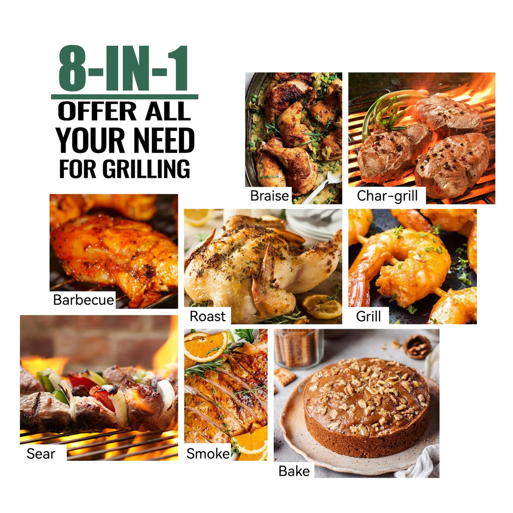 Wood Pellet Grill & Smoker with WiFi Q53805