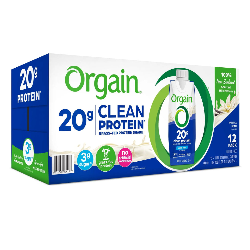 Grass Fed Protein Shake Vanilla Bean 11oz 12ct F18723