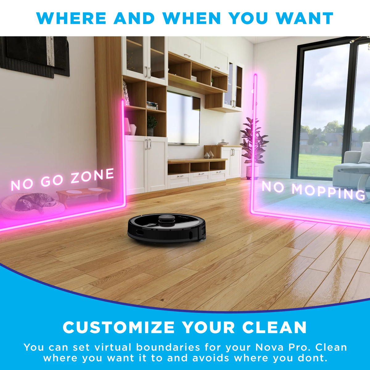 3-in-1 Robot Vacuum with Vibrating Mop V42450