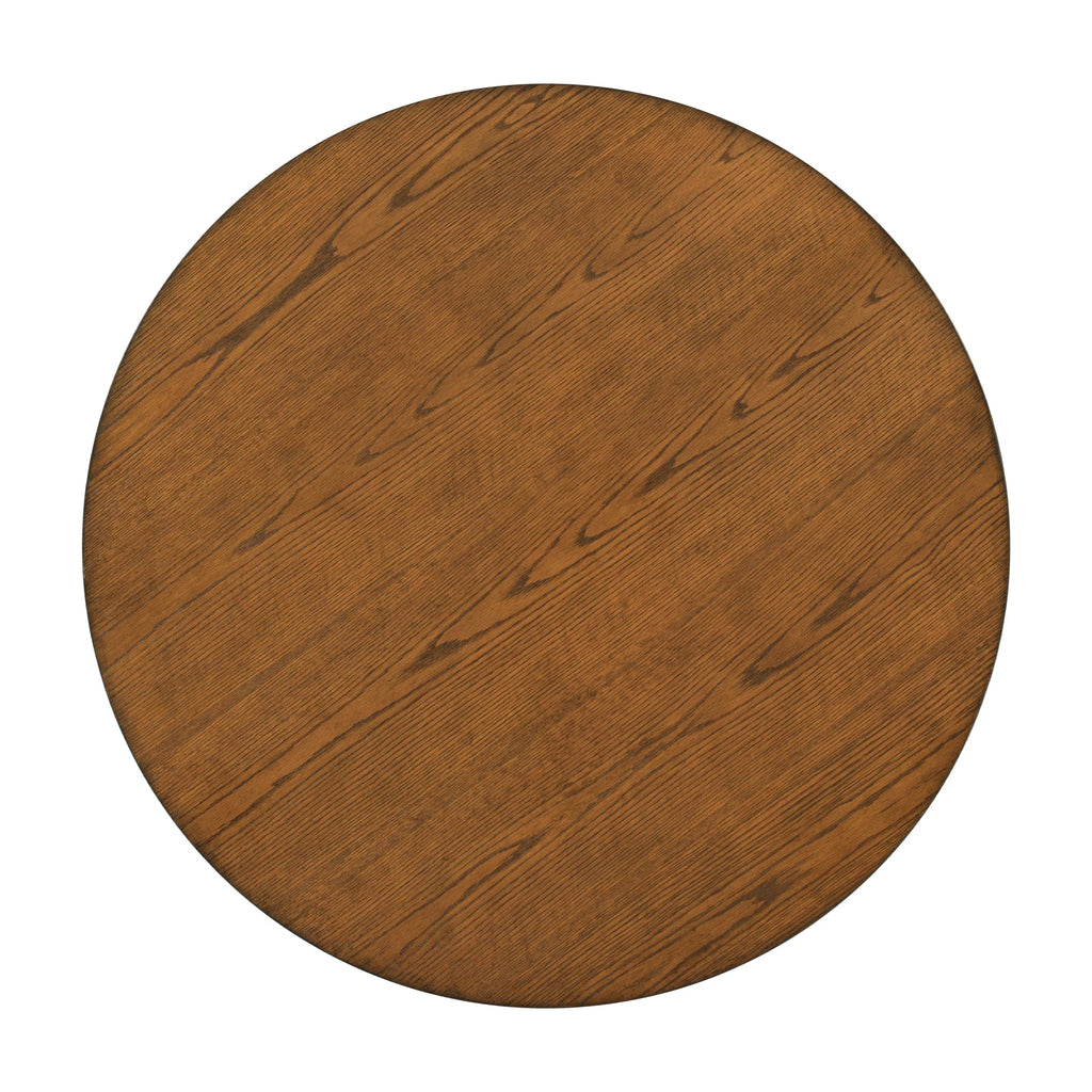 Mid-Century Solid Wood Round Dining Table U970504