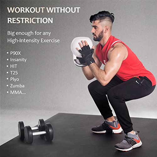 Extra Wide Large 7mm Thick Exercise Mat W34253
