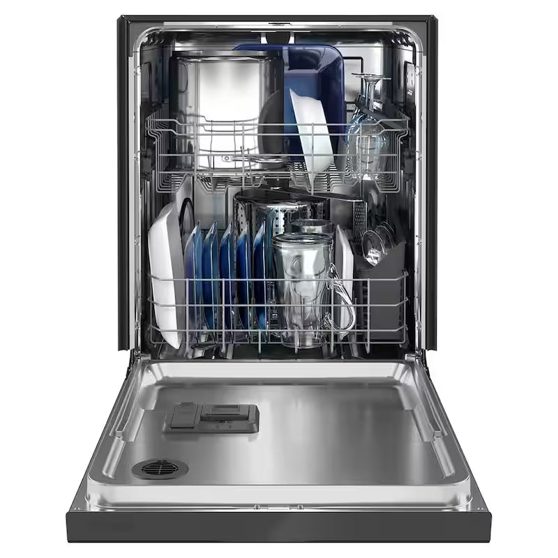 Black Built-In Dishwasher with Stainless Steel Tub W49635