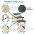 Wooden Pet Stairs E808
