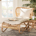 Natural Brown Rattan Chaise V3125