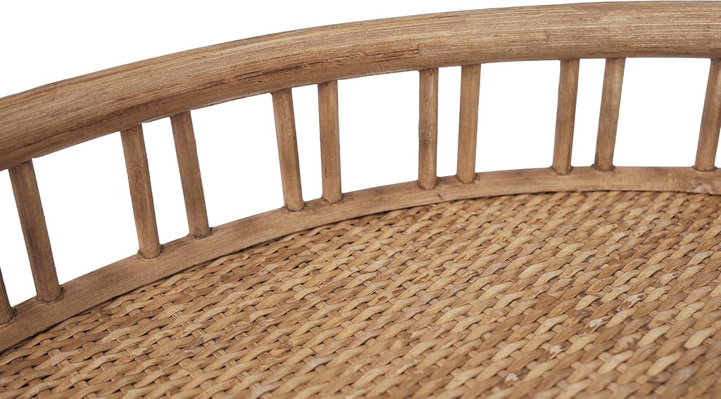 Rattan Tray Top End Table J582
